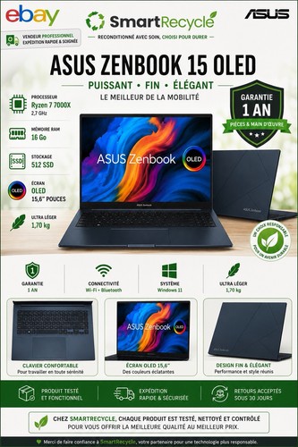 Asus zenbook oled - oled, ryzen7
